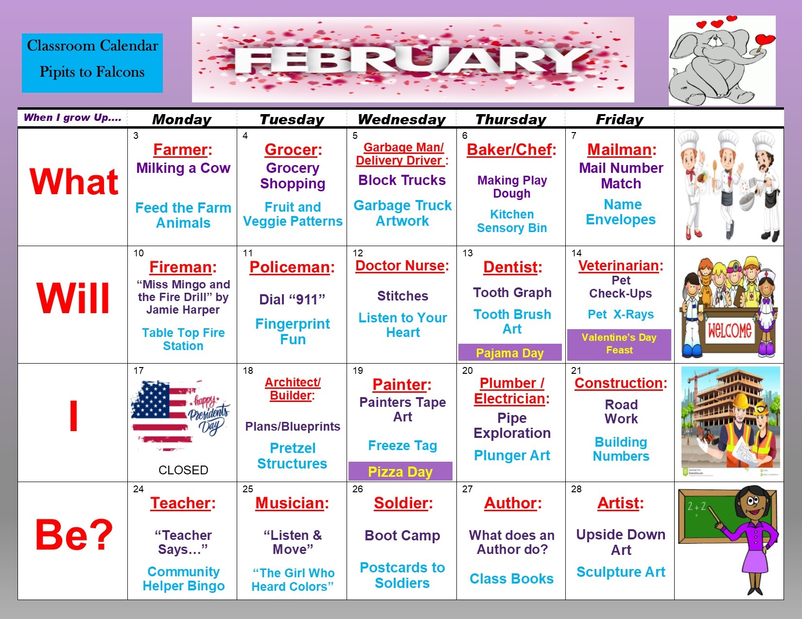 Calendar – MileStones Early Childhood Learning